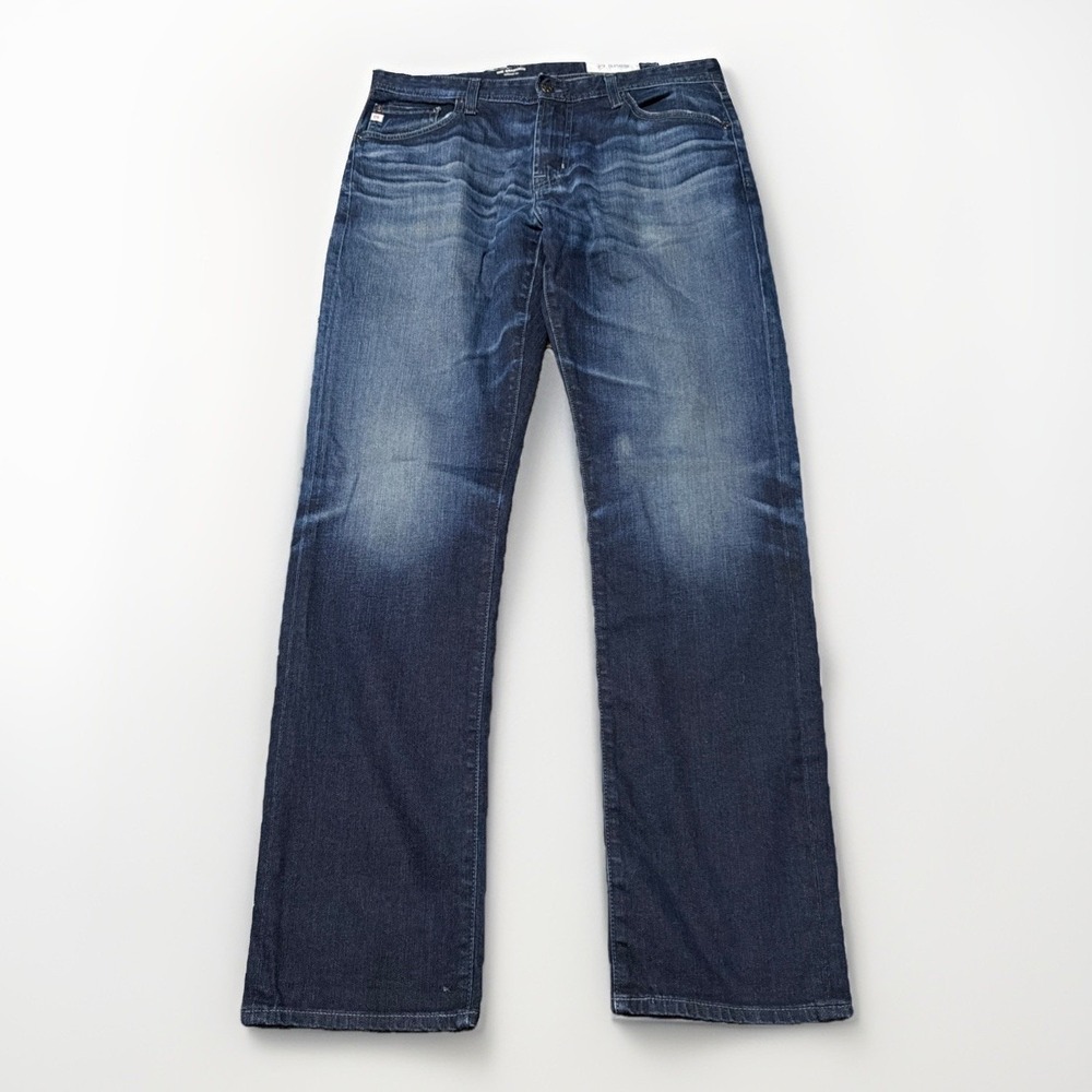 AG Adriano Goldschmied‎ The Graduate Tailored Leg Mens Blue Jeans Size 34x33